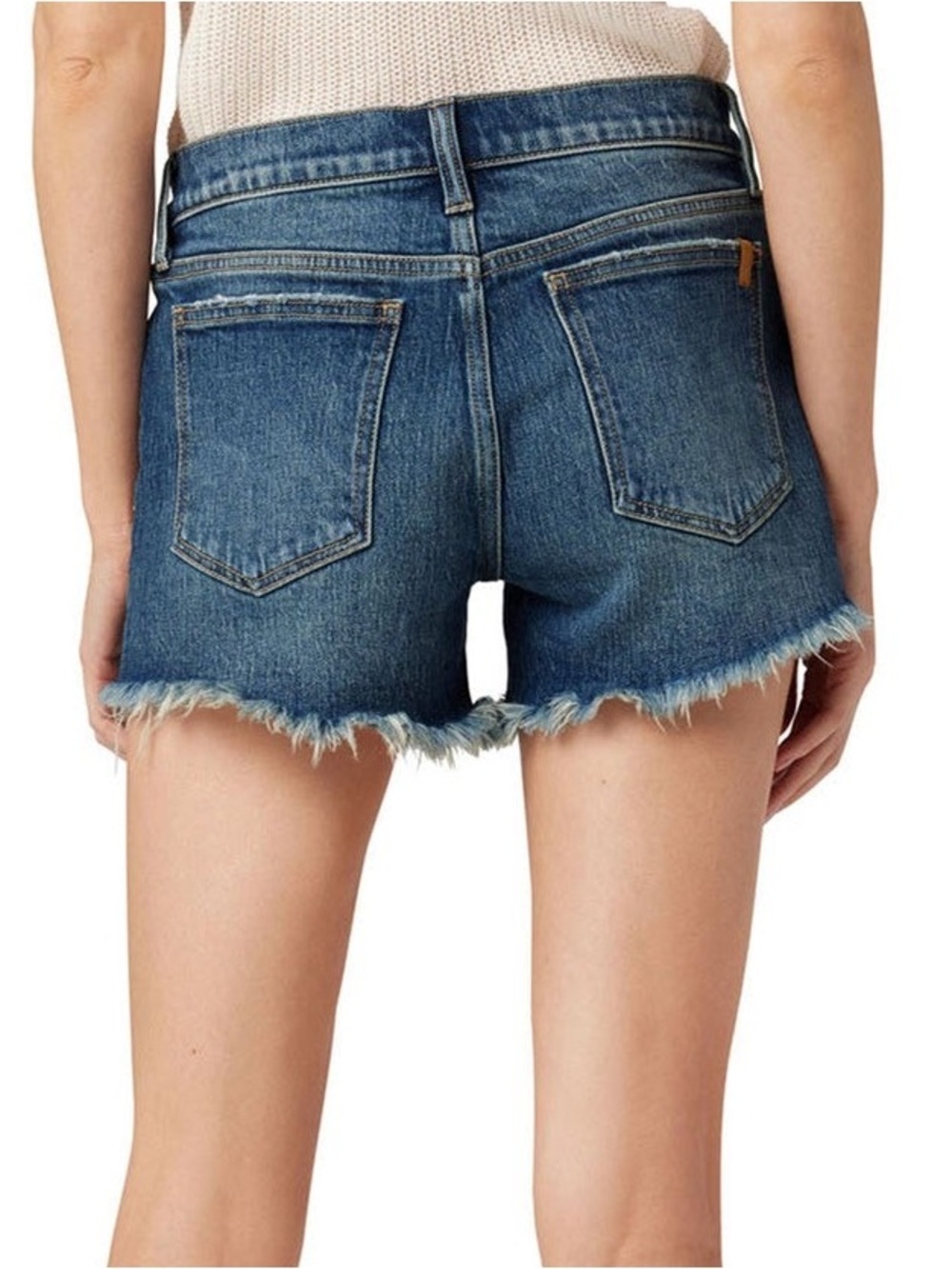 Joe’s Jean Shorts Classic Raw-Hem Denim Shorts Blue MSRP $179 Sz 28 - Picture 2 of 5